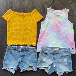Abercrombie Kids Girls 4 Piece Lot Sz 7/8